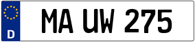 Truck License Plate